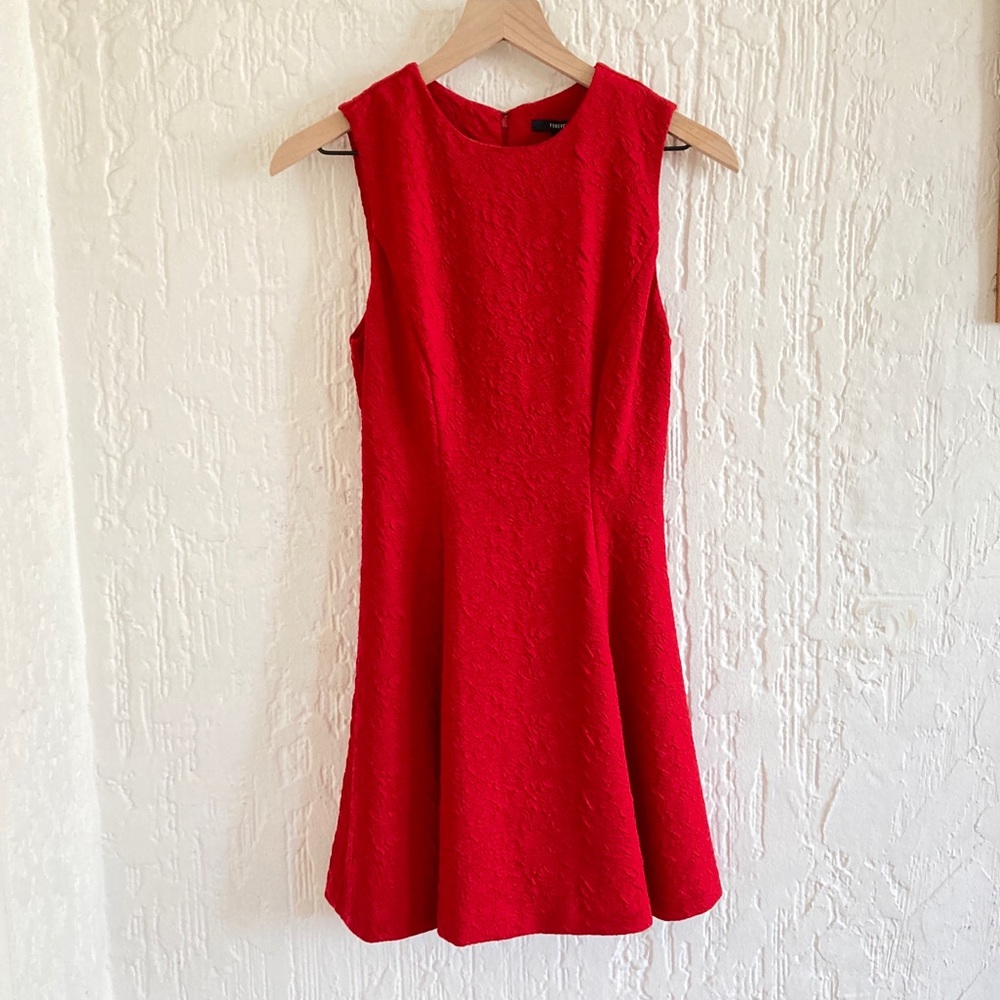 Forever 21 Red Sleeveless Dress Size Small